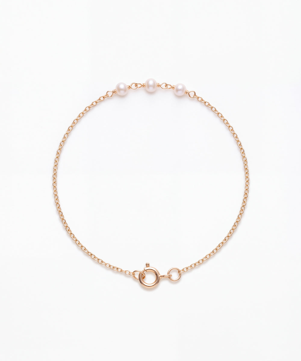 Triple Pearl Bracelet