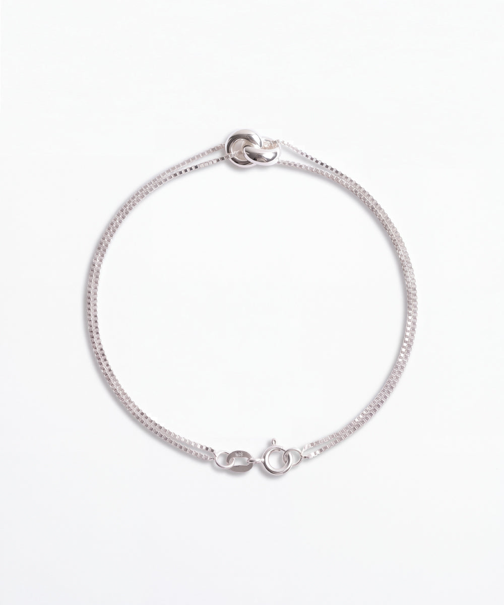 Interlinked Silver Bracelet