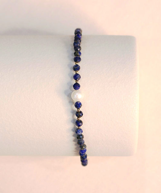 Celestial Calm Lapis Lazuli Bracelet