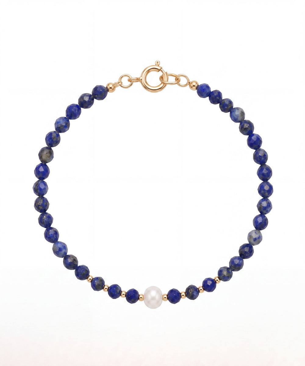 Celestial Calm Lapis Lazuli Bracelet