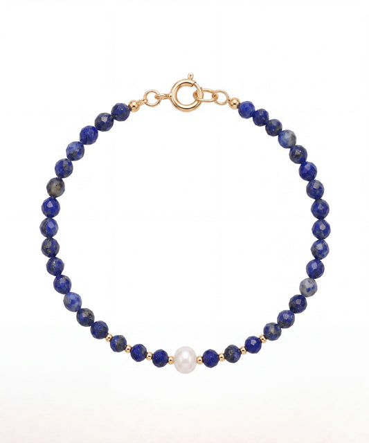 Celestial Calm Lapis Lazuli Bracelet