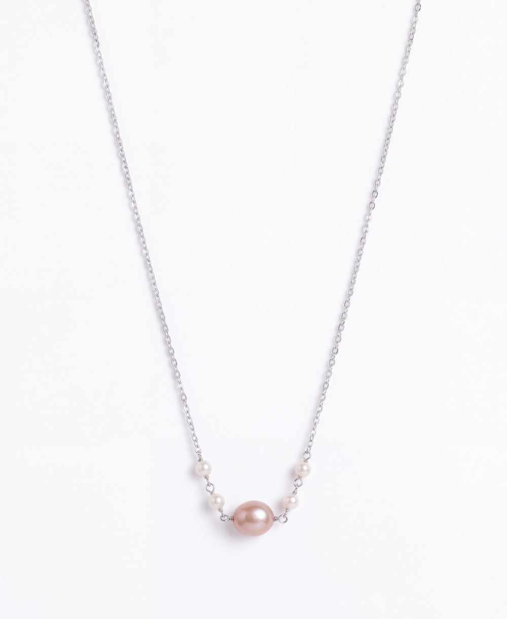 Violet Pearl Necklace