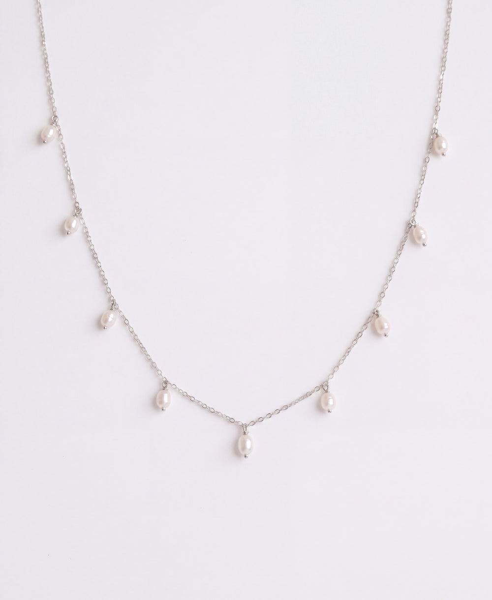 Celeste Drifting Pearl Necklace