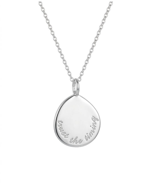 Trust the Timing Affirmation Necklace