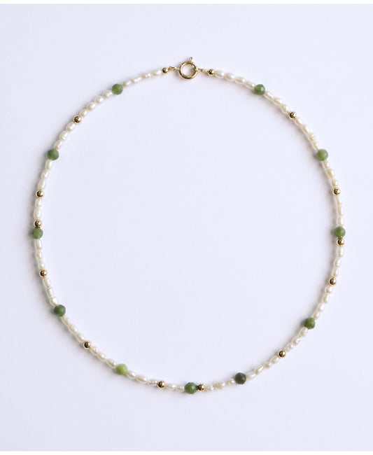 Eden Pearl & Jade Choker
