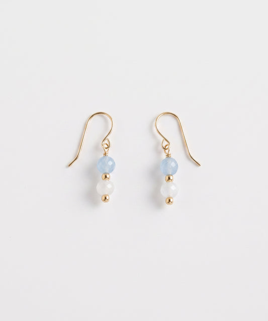 Serene Whisper Aquamarine Earrings