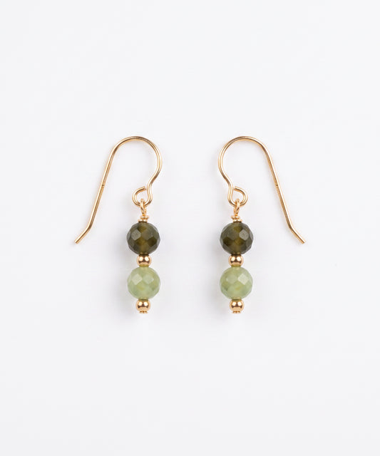 Earth Whisper Jade Earrings