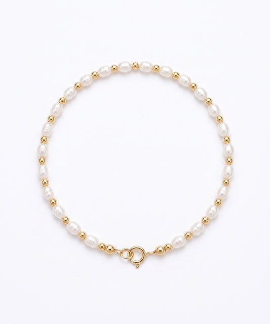 Luna Rice Pearl Bracelet