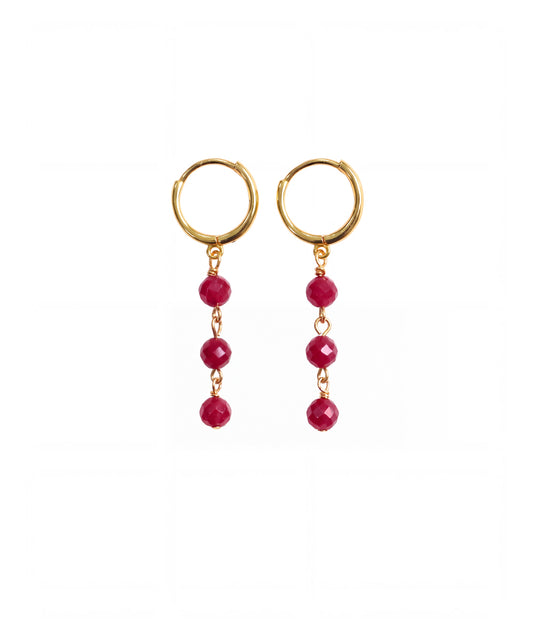 Passion Trio Ruby Hoops