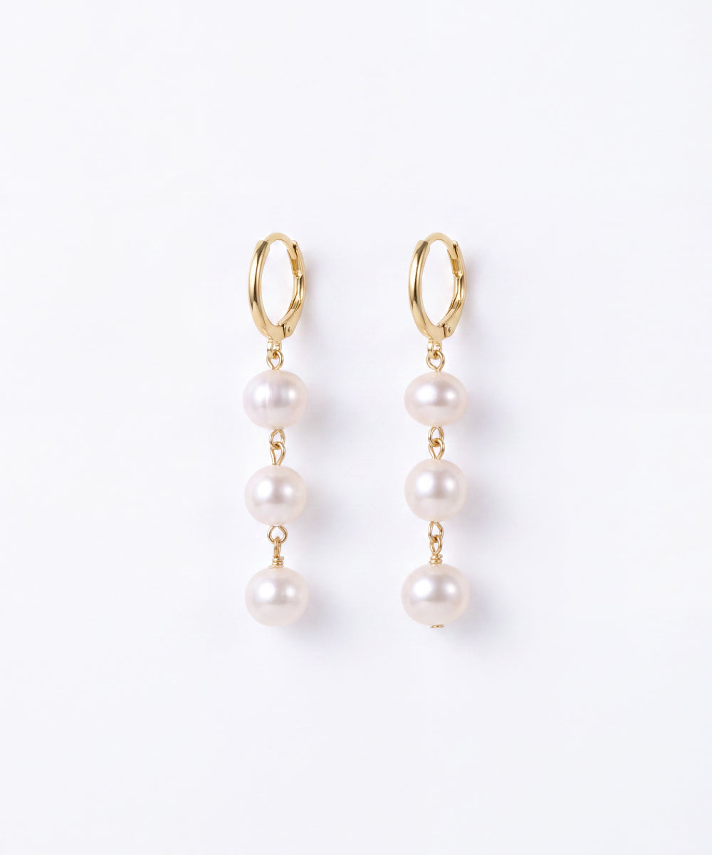 Lustre Line Trio Hoops