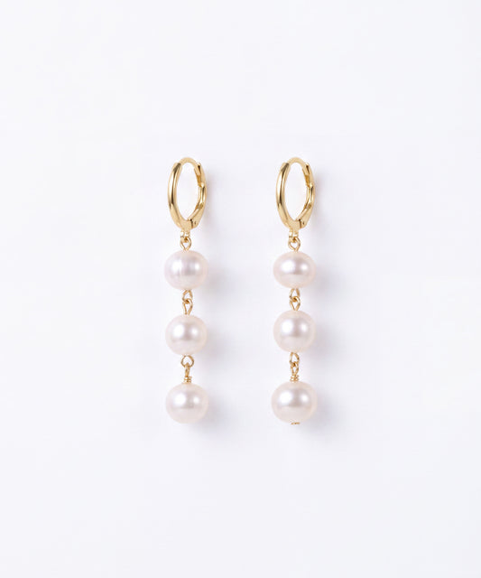 Lustre Line Trio Hoops