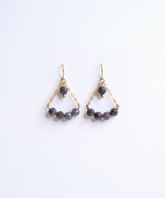 Celestial Sapphire Chandelier Earrings