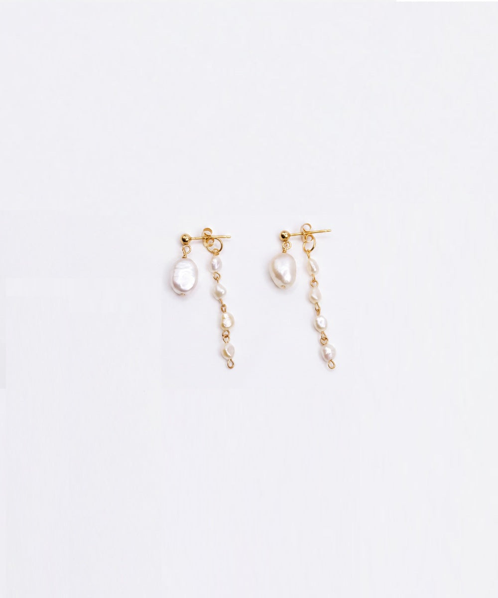 Pearl Cascade Earrings