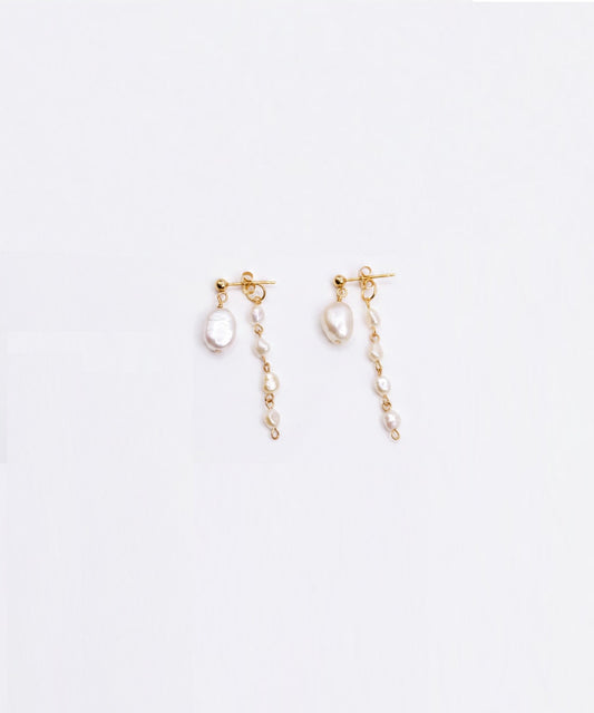 Pearl Cascade Earrings