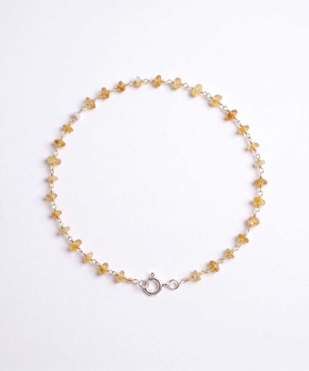 Raw Opal Woven Bracelet