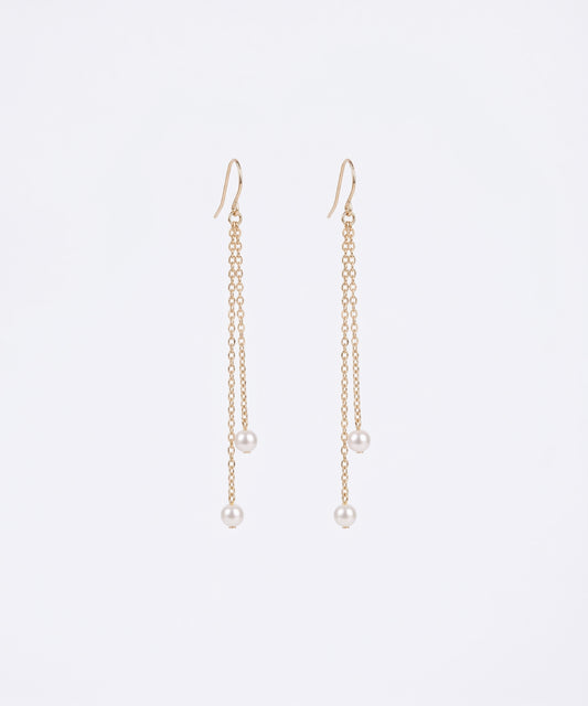 Celeste Drop Pearl Earrings