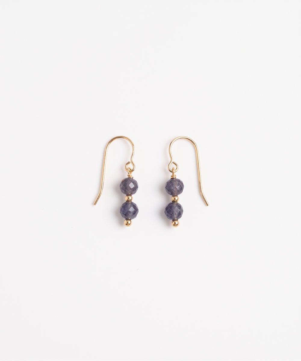 Sapphire Mini Dangle Earrings