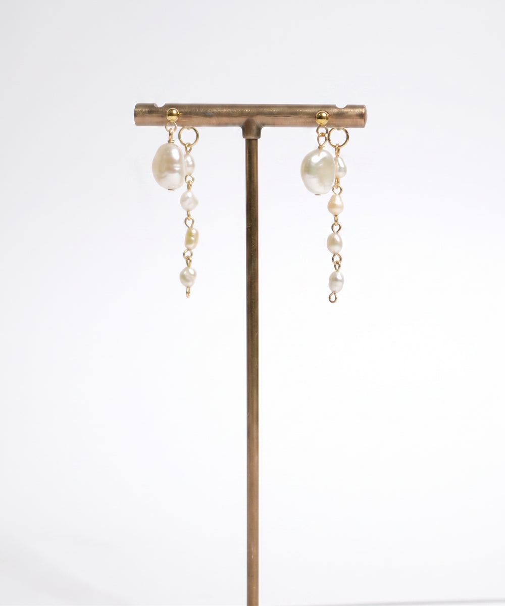 Pearl Cascade Earrings