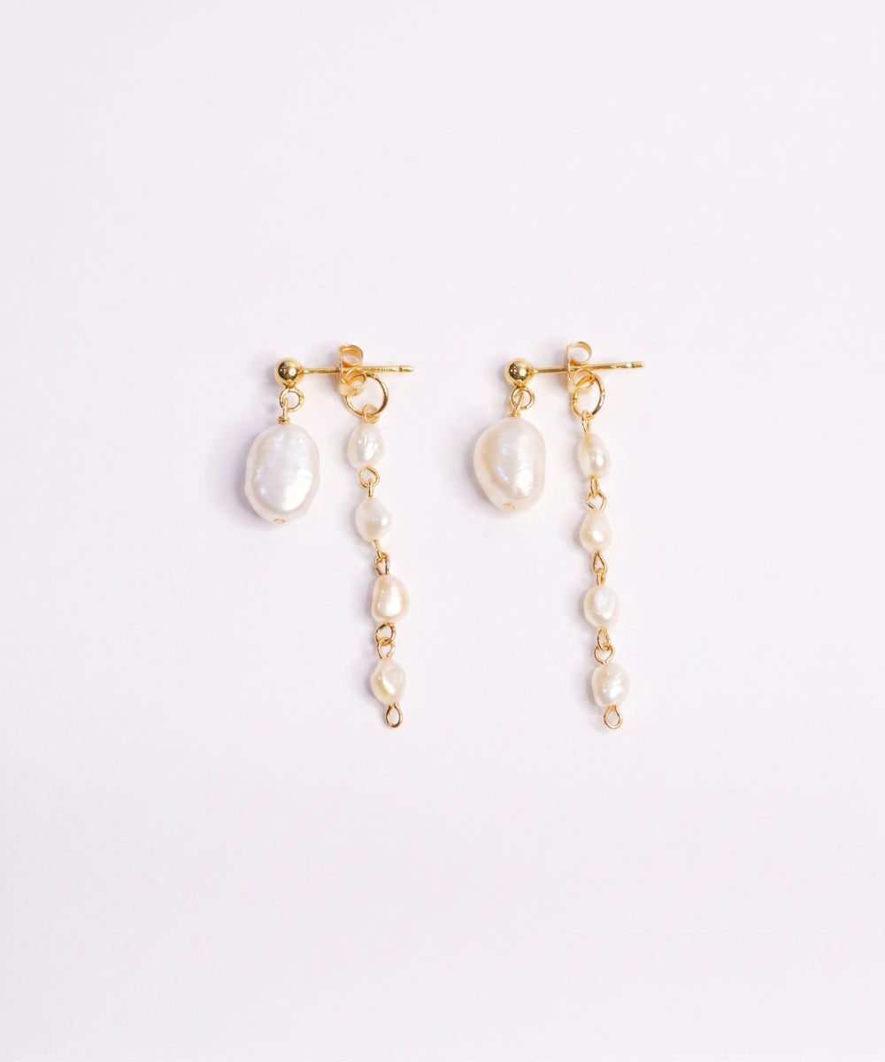 Pearl Cascade Earrings