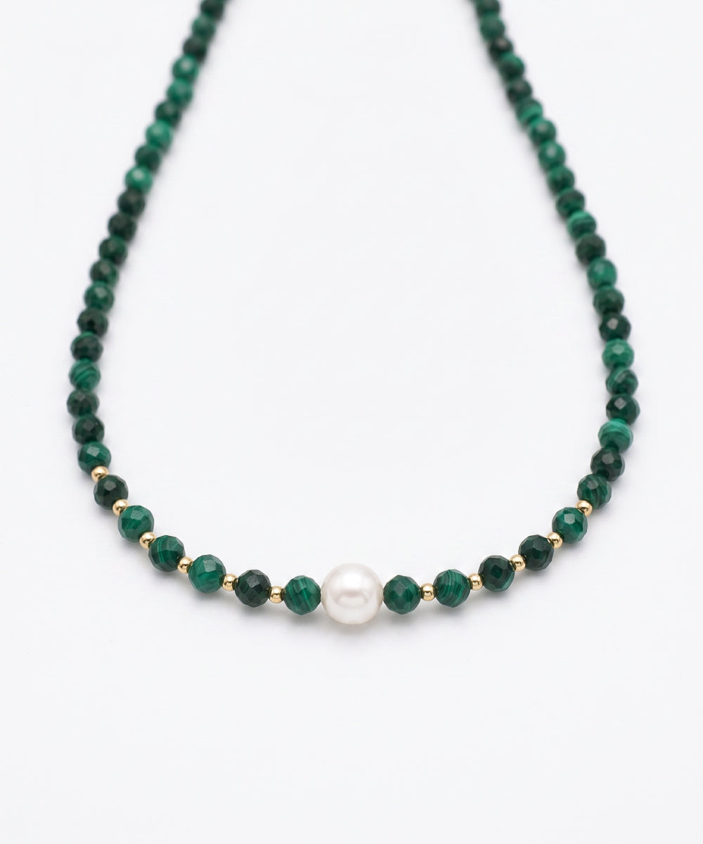 Heart of Earth Malachite Necklace