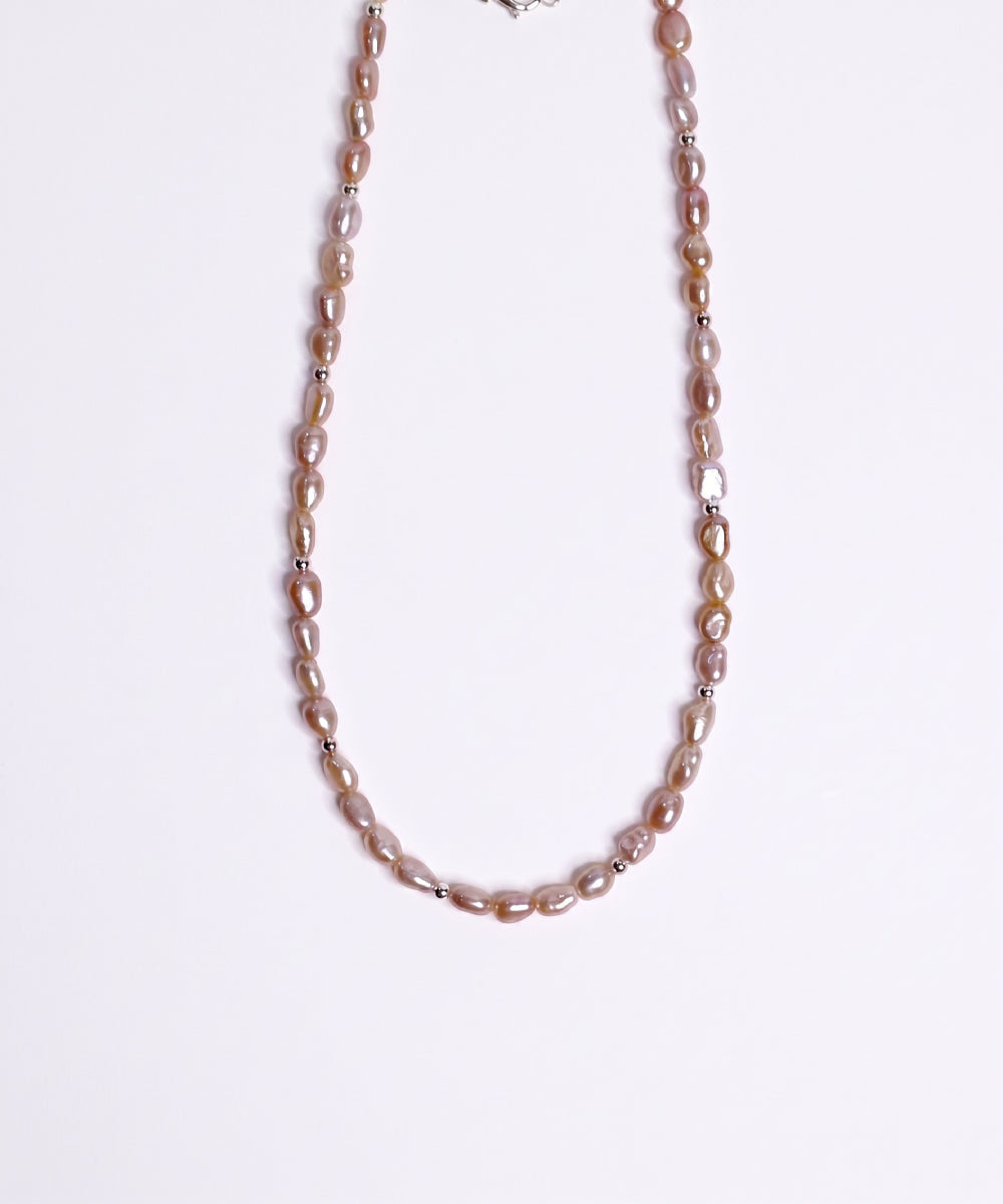 Purple Baroque Pearl Necklace
