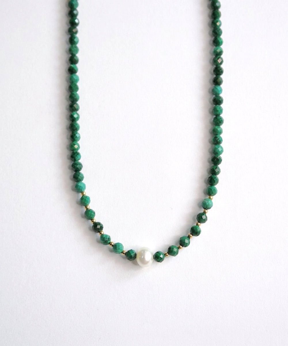 Heart of Earth Malachite Necklace