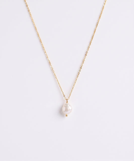 Luna Single Pearl Necklace