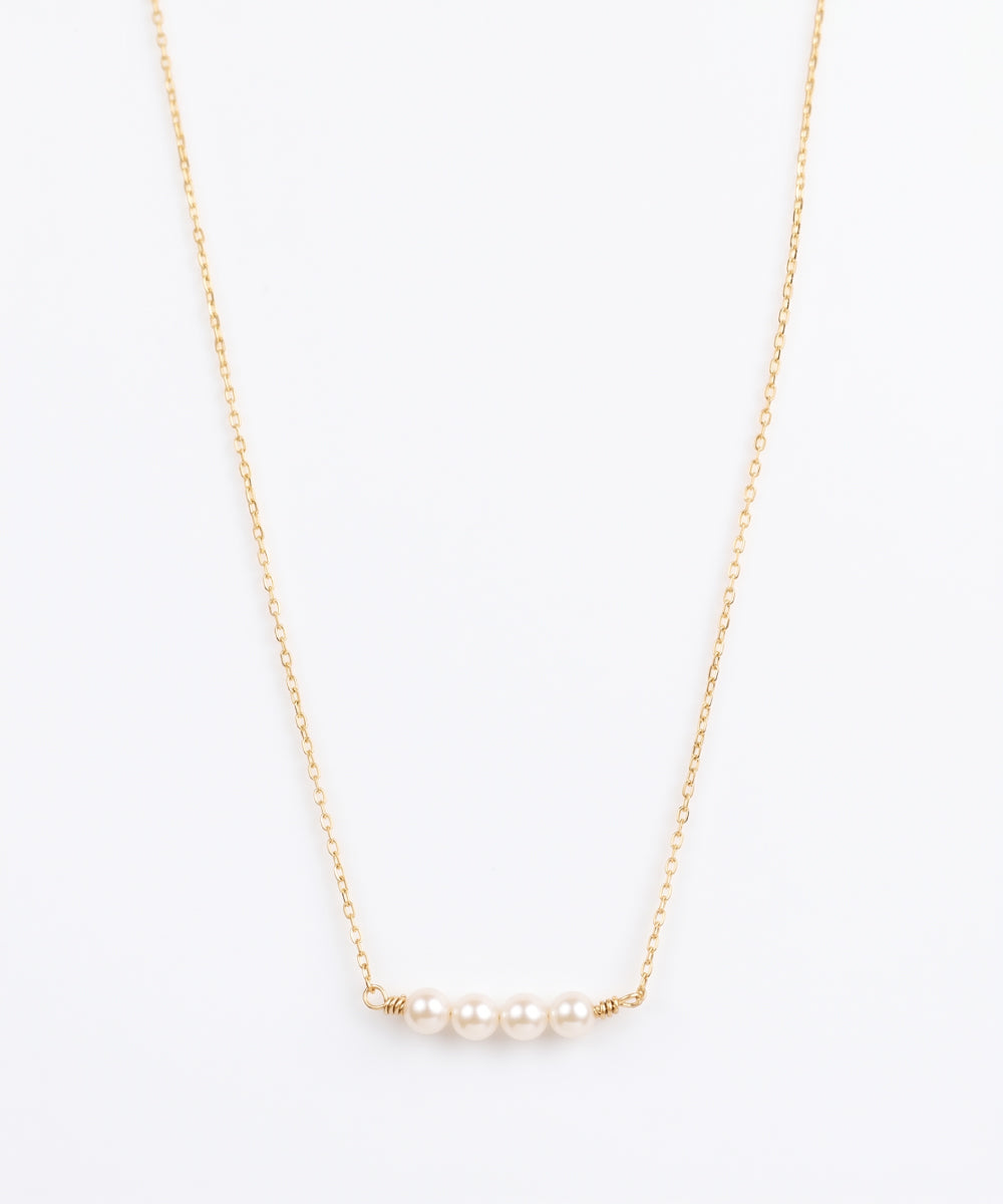 Moments in Bloom Pearl Necklace