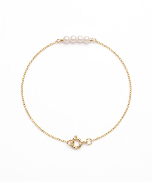 Golden Pearl Drift Bracelet