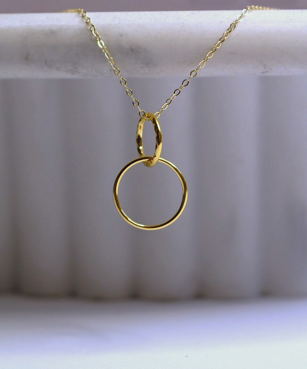 Interlinked Gold Necklace