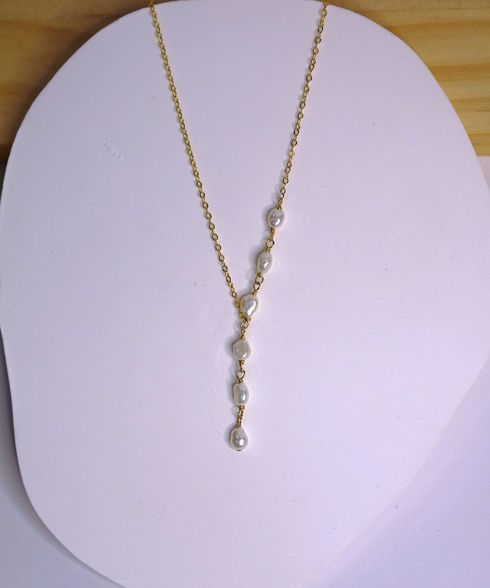 Pearl Cascade Necklace
