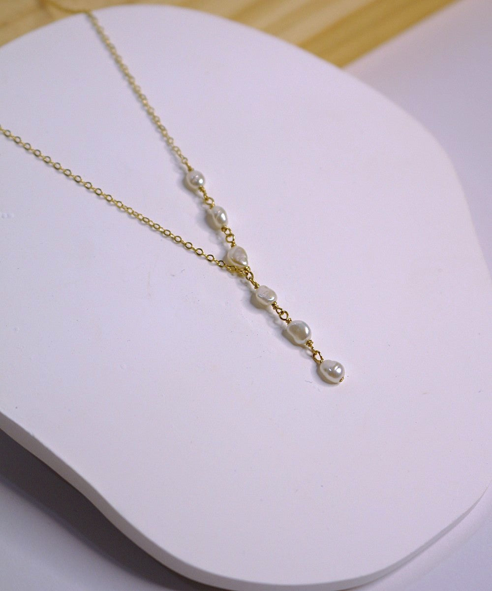 Pearl Cascade Necklace