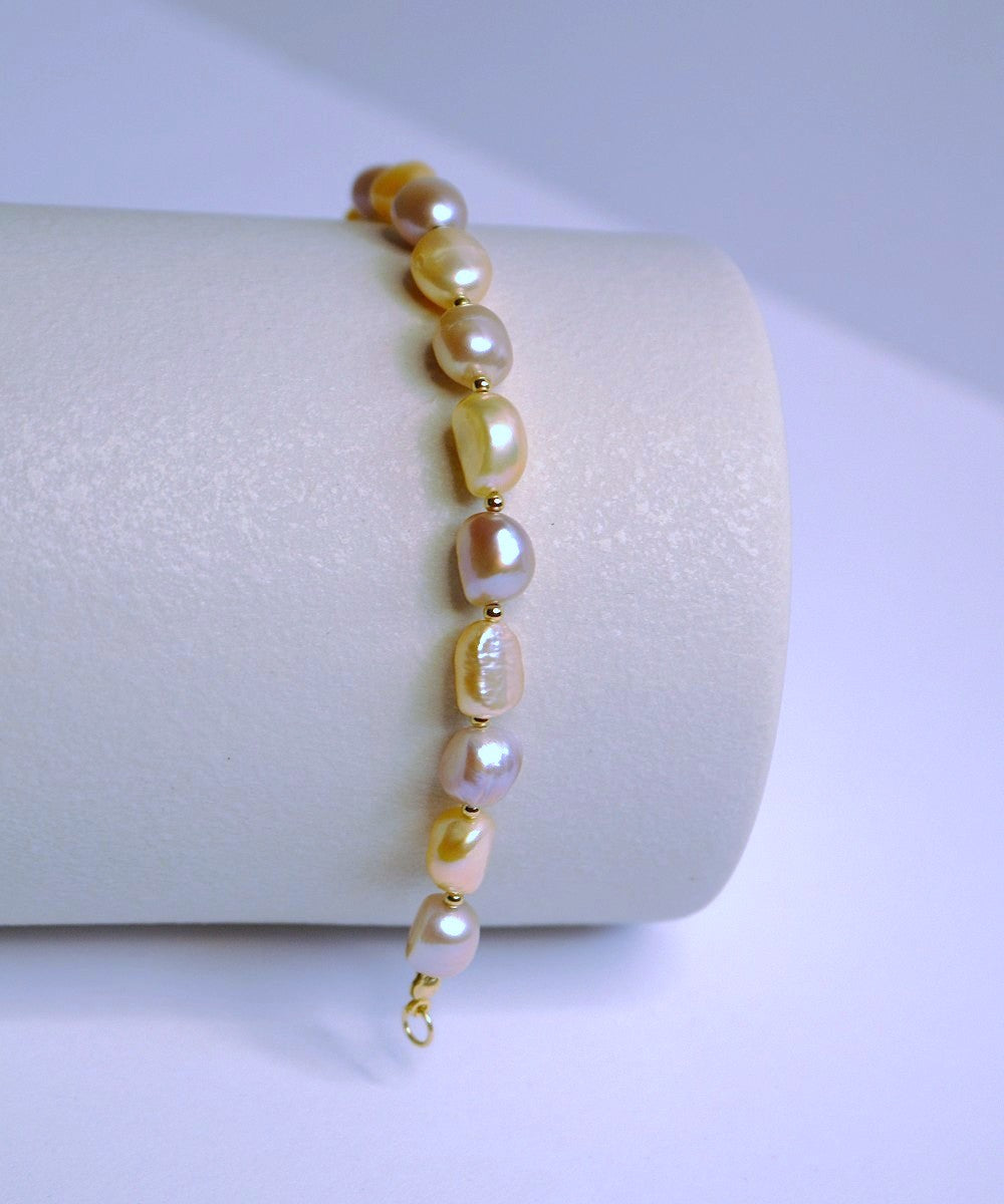 Lavender Blush Baroque Bracelet