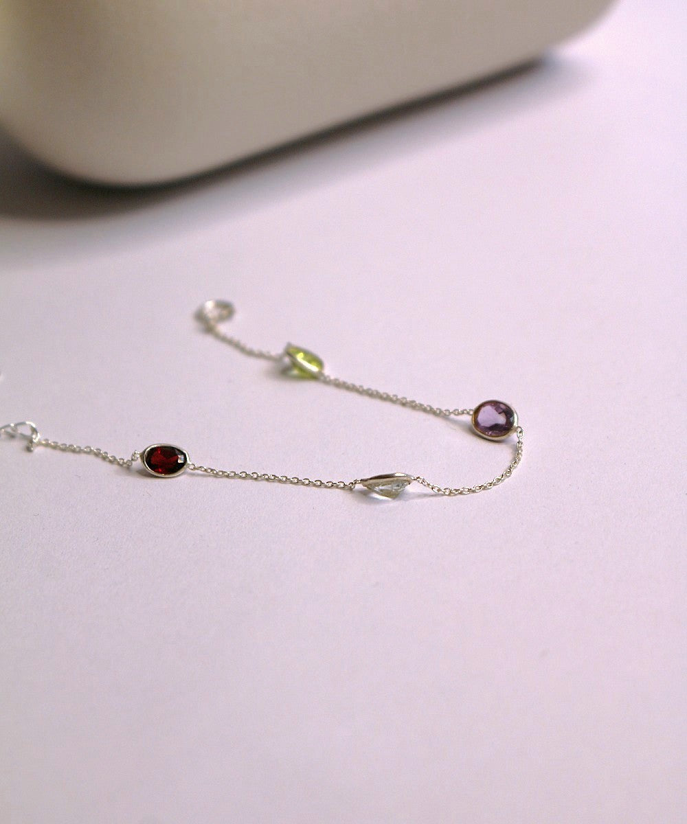 Gemstone Mosaic Bracelet