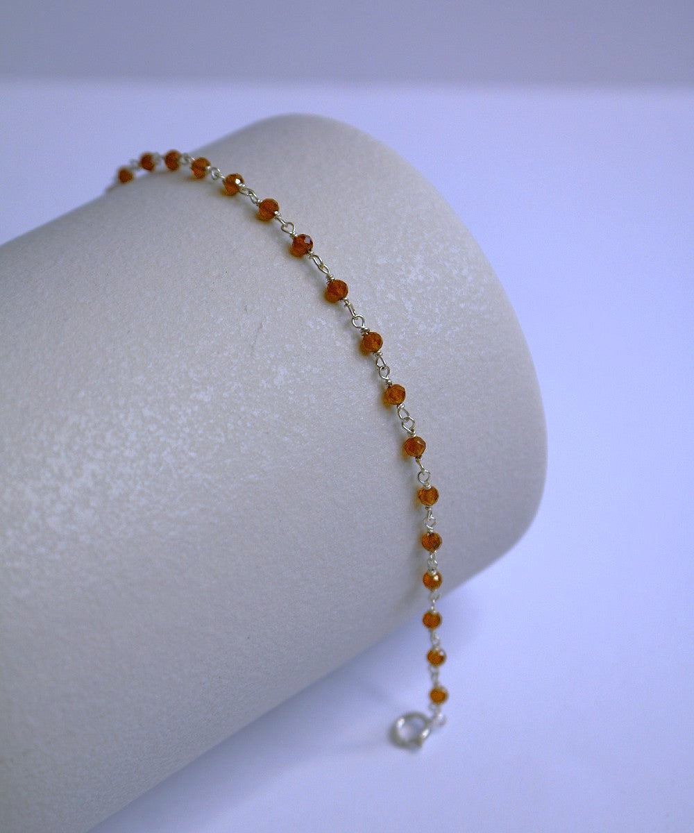 Carnelian Woven Bracelet