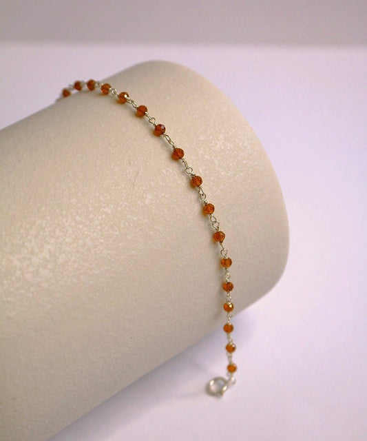 Carnelian Woven Bracelet