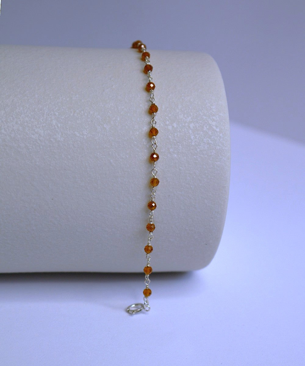 Carnelian Woven Bracelet