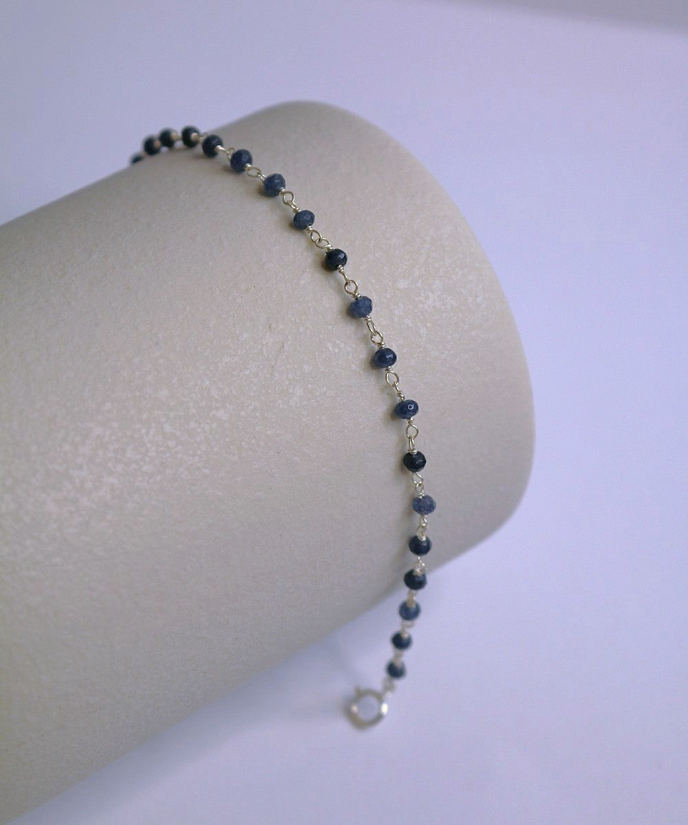 Sapphire Woven Bracelet