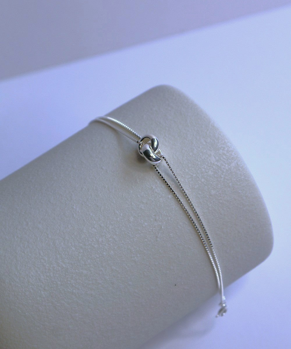 Interlinked Silver Bracelet