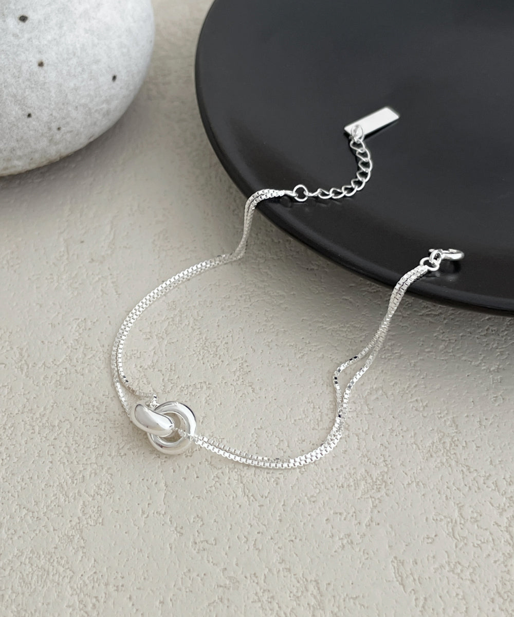 Interlinked Silver Bracelet