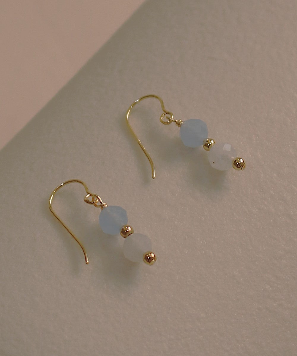 Serene Whisper Aquamarine Earrings