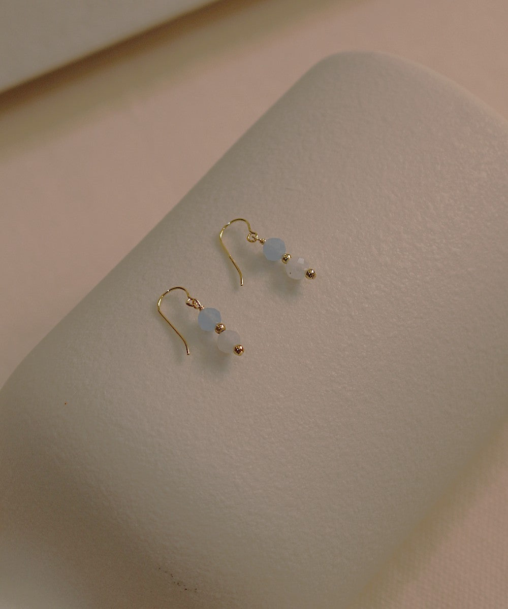 Serene Whisper Aquamarine Earrings
