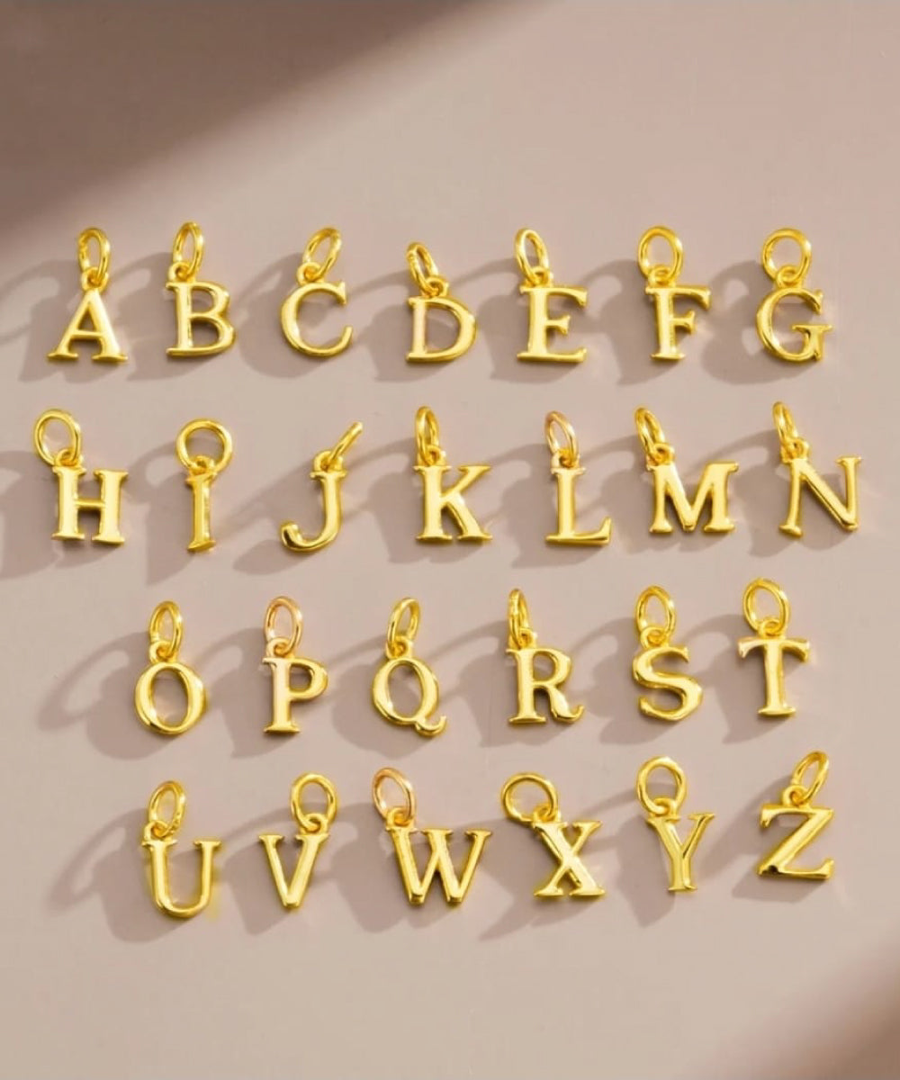 Golden Initial Necklace