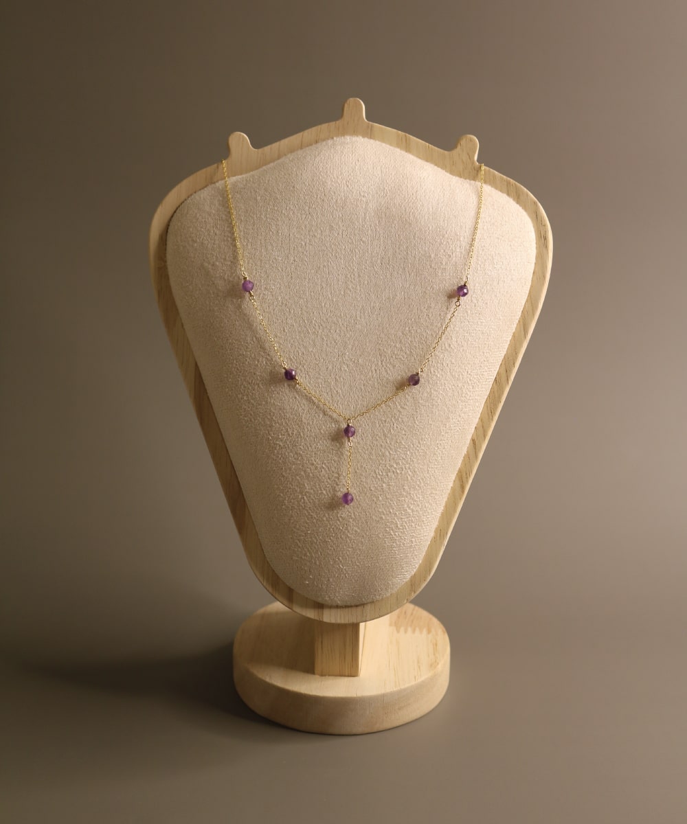 Layla Amethsyt Chain Necklace