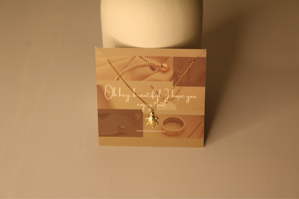 Lucky Charm Turtle Necklace