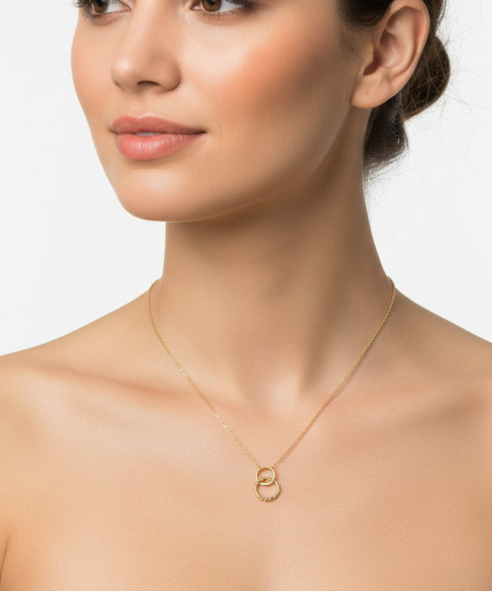 Interlinked Gold Necklace