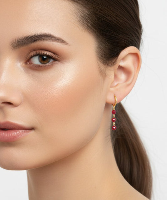 Passion Trio Ruby Hoops