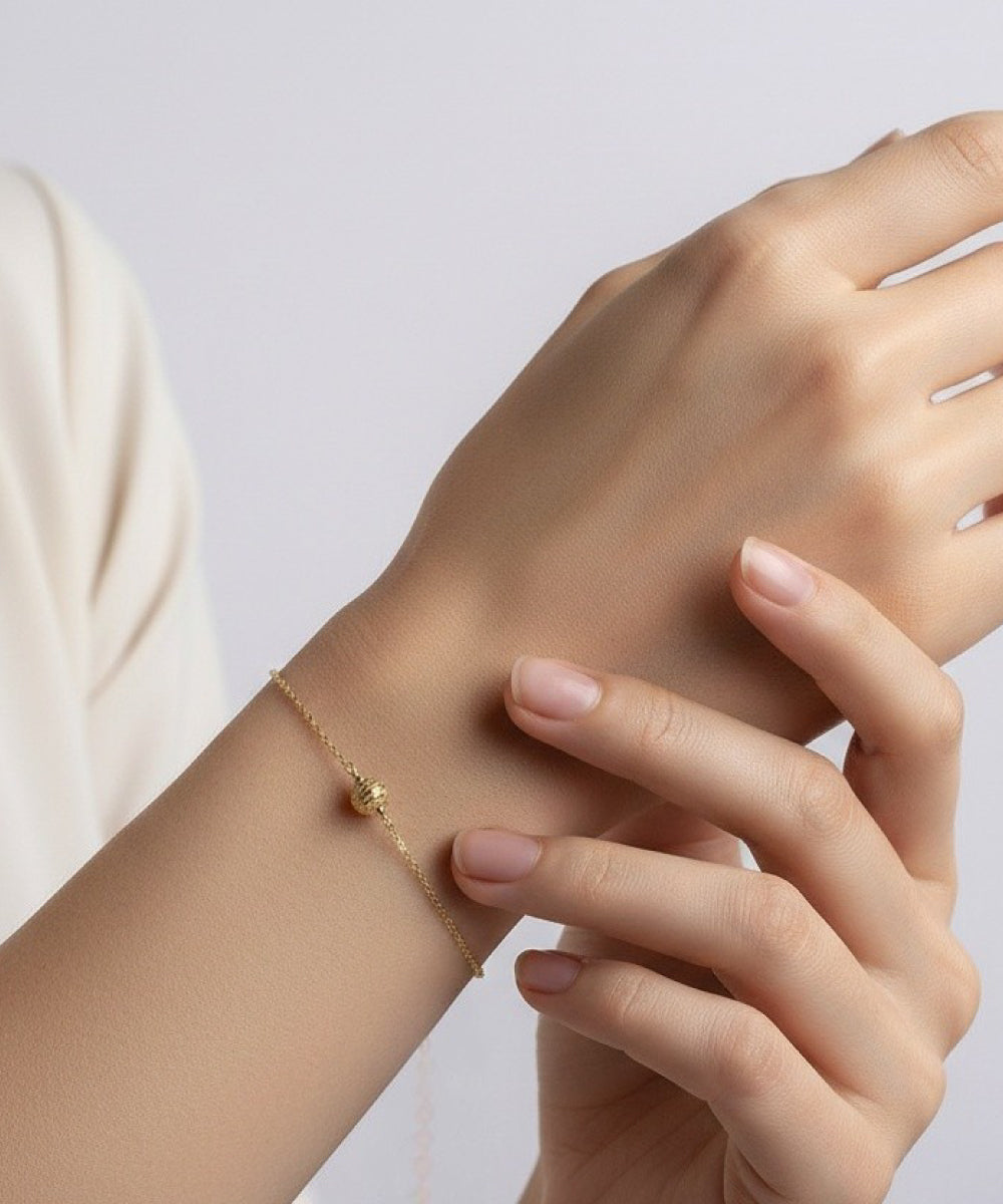 Golden Orb Bracelet