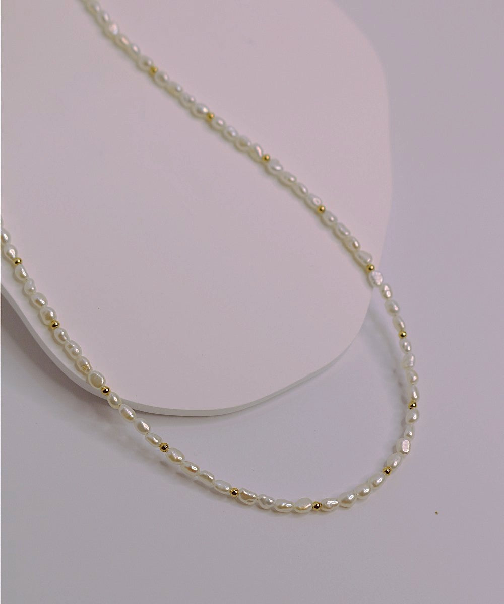 Lustre Line Pearl Choker