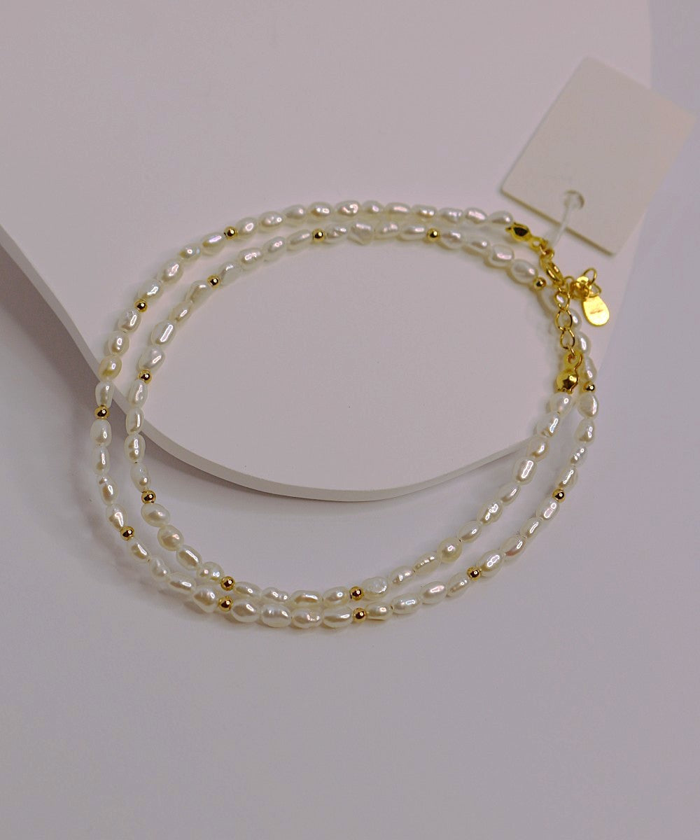 Lustre Line Pearl Choker